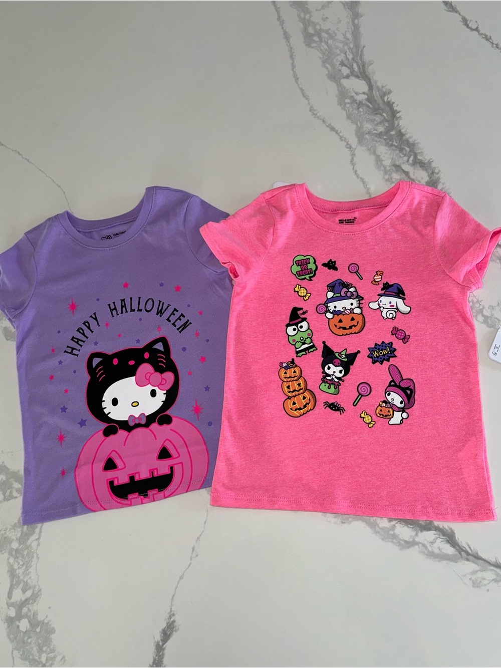 Girls’ Hello Kitty Halloween T-Shirts Tees Size 4